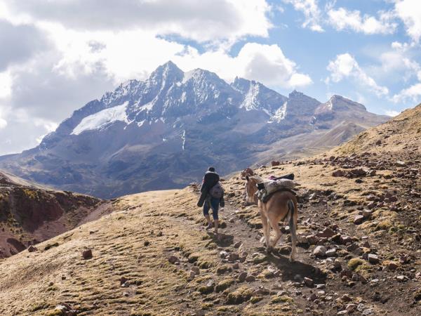 Rainbow Mountain trek in Peru