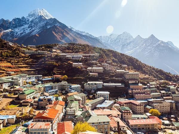 Kongde heli trek in Nepal