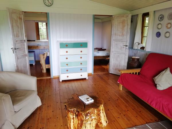 Devon eco lodge accommodation, England