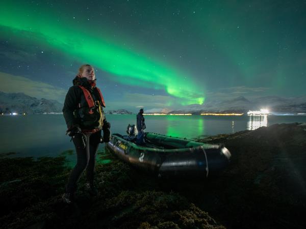 Northern Lights, whale watching cruise & husky safari