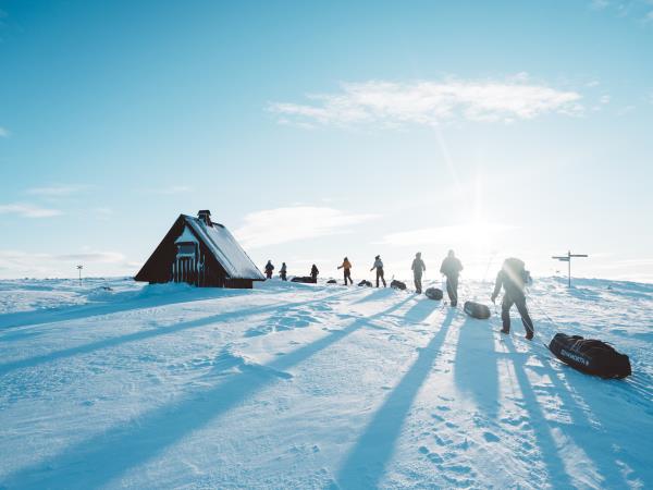 Winter ski touring in Sweden vacayion