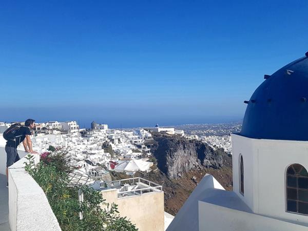 Santorini walking holiday, Greece