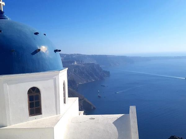 Santorini walking holiday, Greece