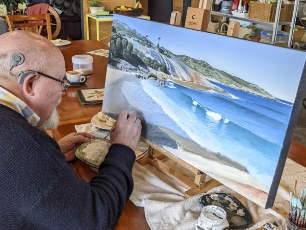 Painting vacation in Tasmania, Seascapes