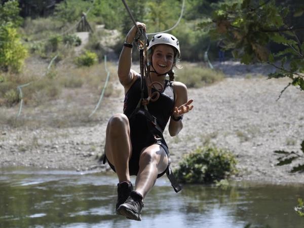 Family adventure vacagtion in the Ardeche, France