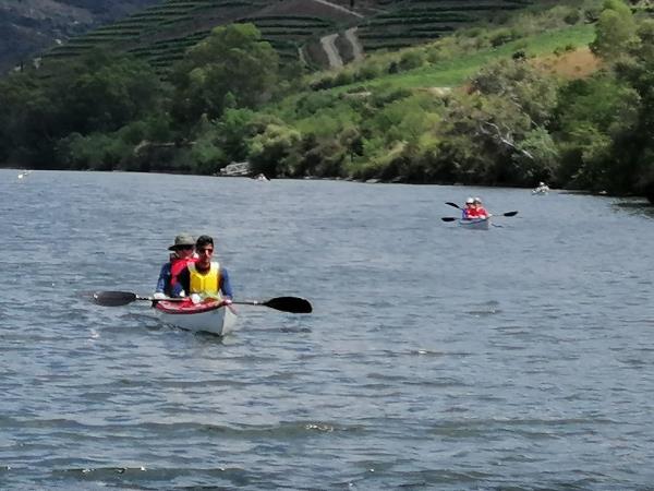 River kayaking in Portugal