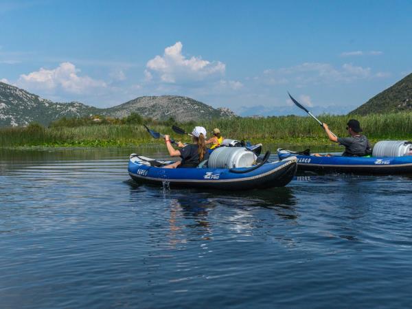 Canoeing and kayaking vacation in Montenegro, Lake Skadar
