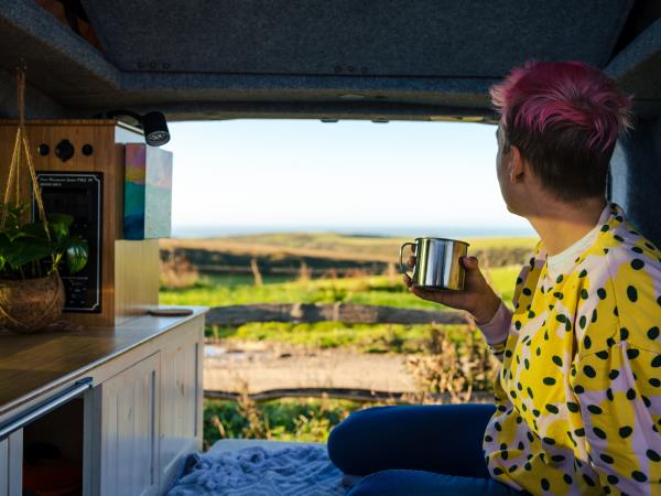 Electric campervan vacation, Brighton to Stonehenge