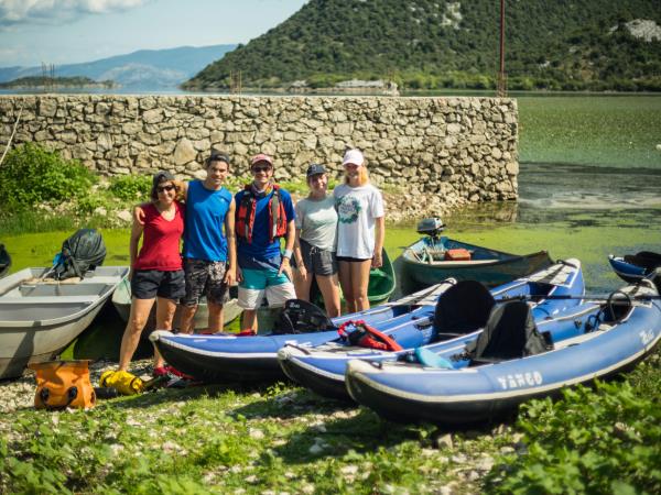 Montenegro to Albania kayak vacation