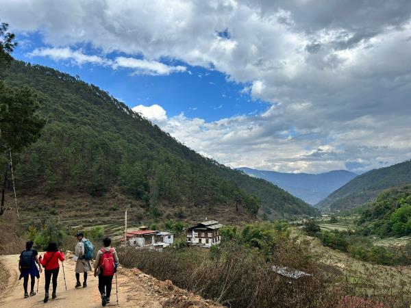 Western Bhutan walking vacation