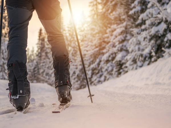 Downhill Skiing and Aurora hunting in Finnish Lapland