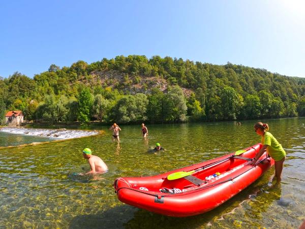 Slovenia swimming vacation, Kolpa River