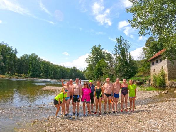 Slovenia swimming vacation, Kolpa River