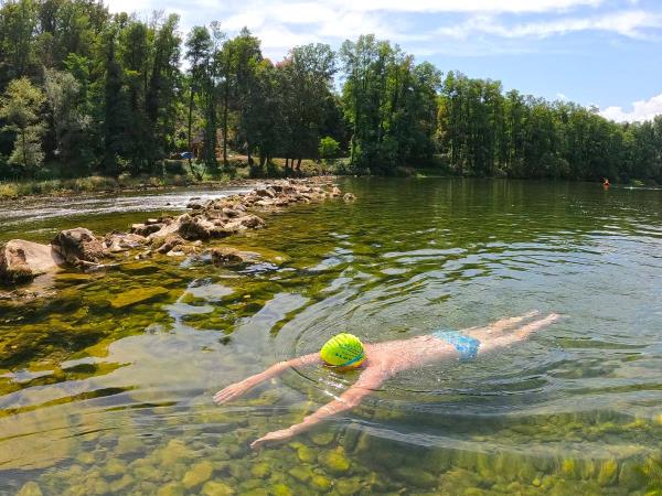 Slovenia swimming vacation, Kolpa River