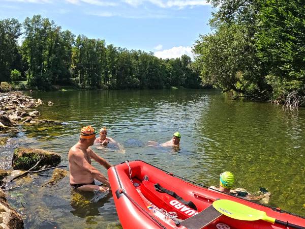 Slovenia swimming vacation, Kolpa River