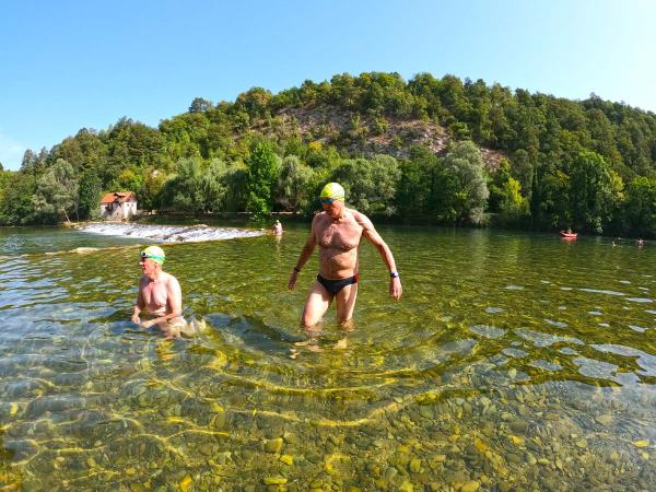 Slovenia swimming vacation, Kolpa River