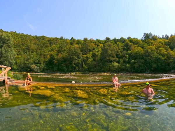 Slovenia swimming vacation, Kolpa River