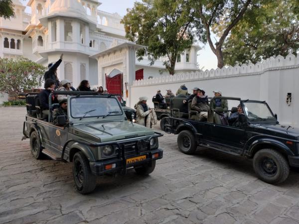Leopard safari and culture, India