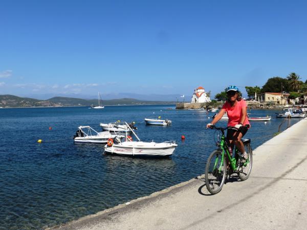 Guided cycling vacation in Southern Peloponnese, Greece