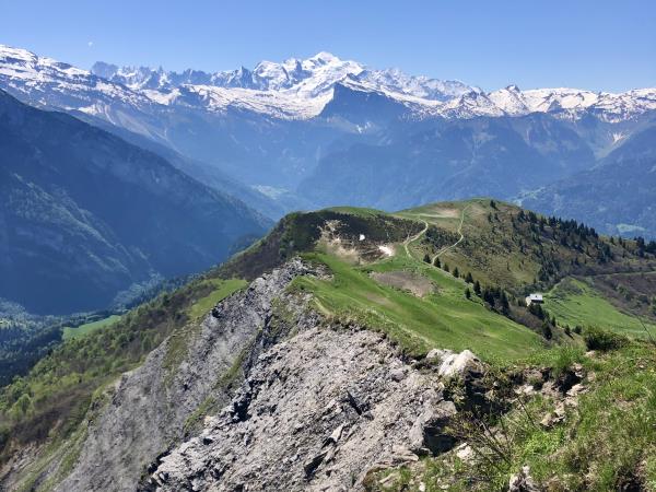 Family walking holiday in the French Alps