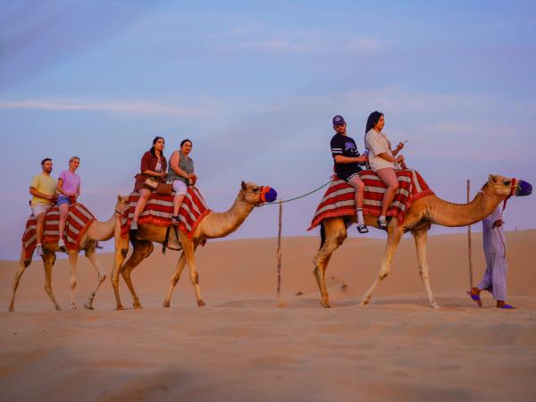 Luxury desert camp in Dubai