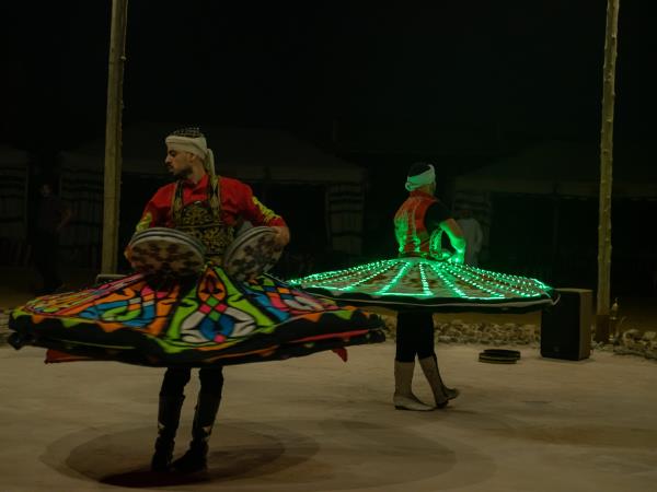 Luxury desert camp in Dubai