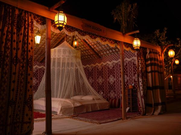 Luxury desert camp in Dubai