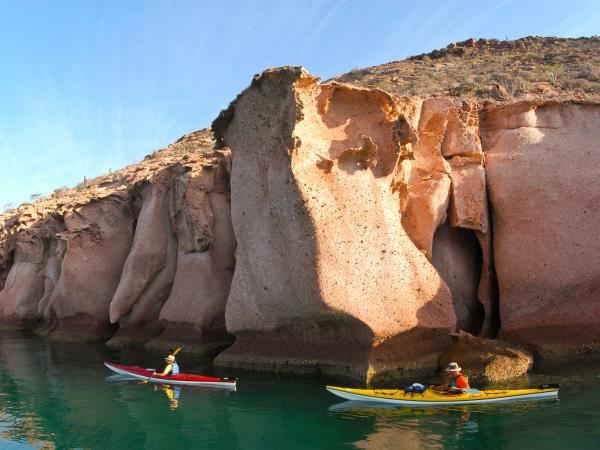Espiritu Santo sea kayaking tour in Baja