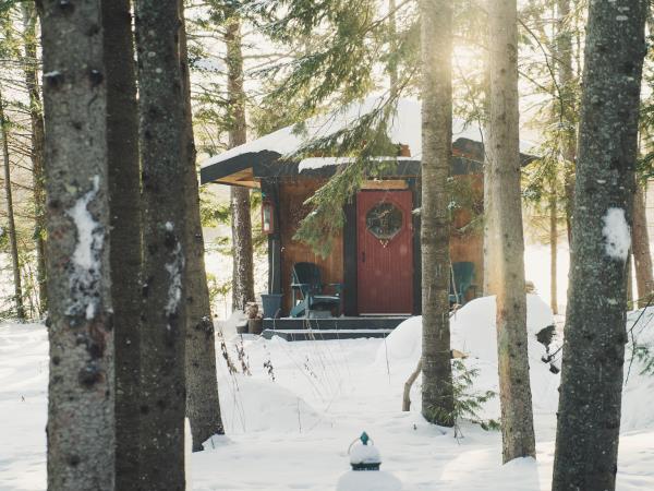 Winter retreat weekend in Algonquin Park, Canada