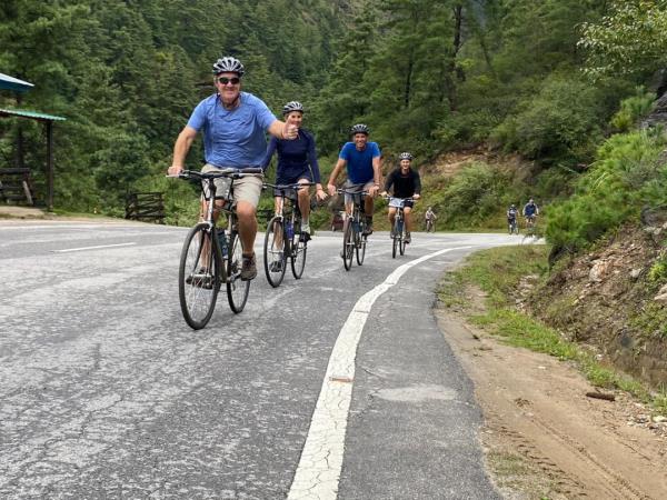 Bhutan cycling vacation