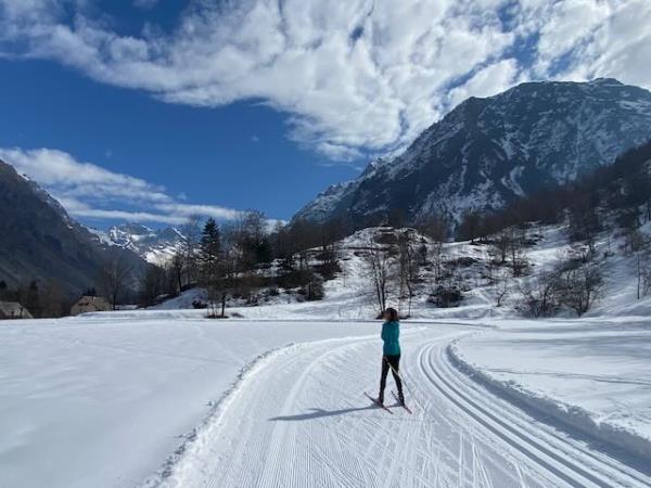 Cross country skiing vacation in France