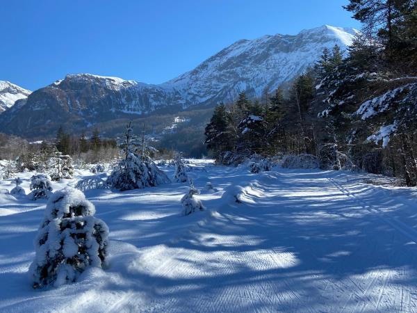 Cross country skiing vacation in France