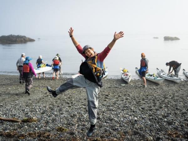 Wild sea kayaking expedition, Vancouver Island