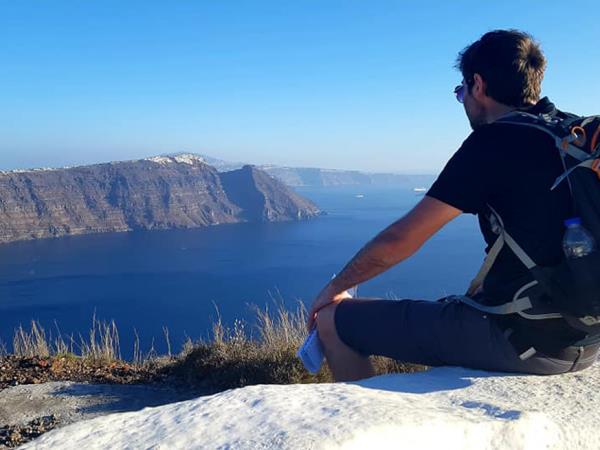 Santorini walking holiday, Greece