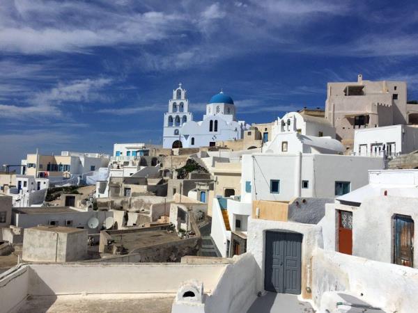 Santorini walking holiday, Greece