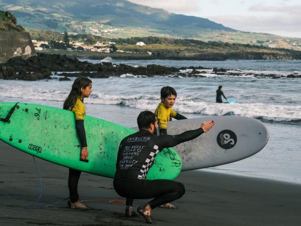 Azores surfing vacation