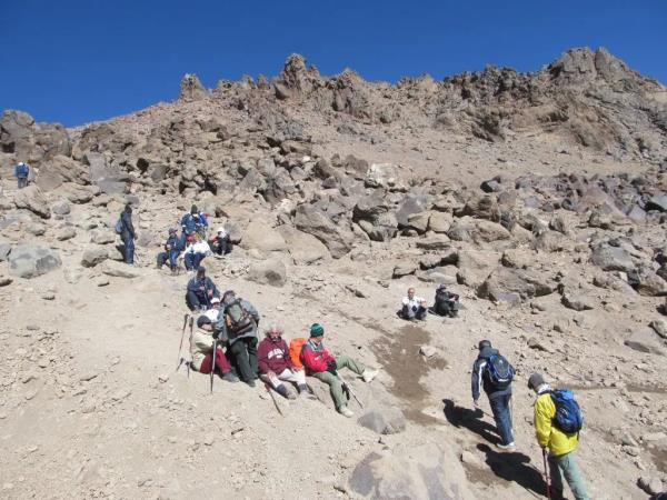 Mount Sabalan trek in Iran