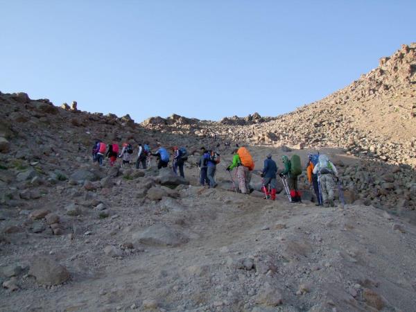 Mount Sabalan trek in Iran