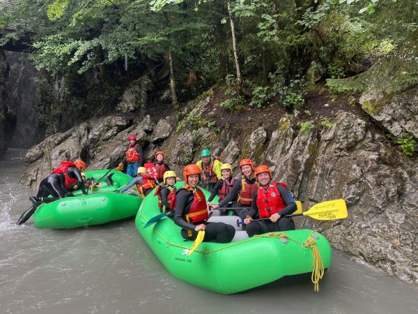 French Alps family activity vacation for teenagers
