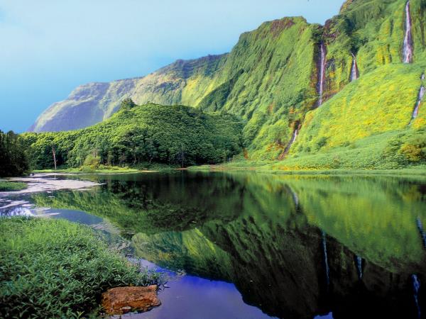 Azores family winter vacation, whale watching & walking