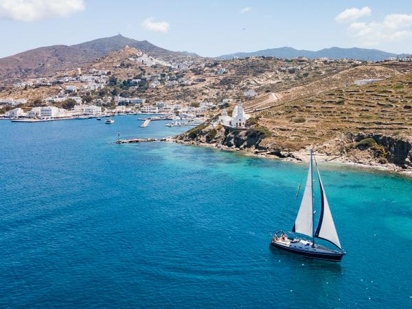 Sailing adventure in the Cyclades, Greece
