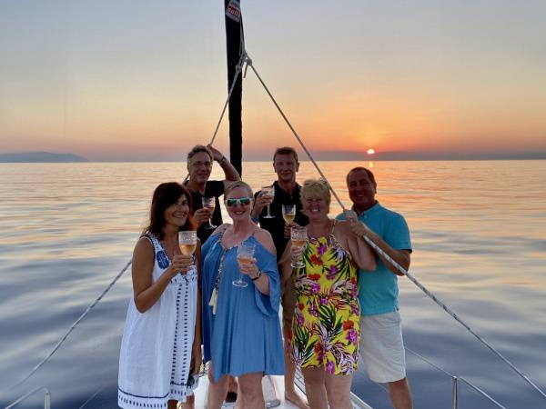 Sailing adventure in the Cyclades, Greece
