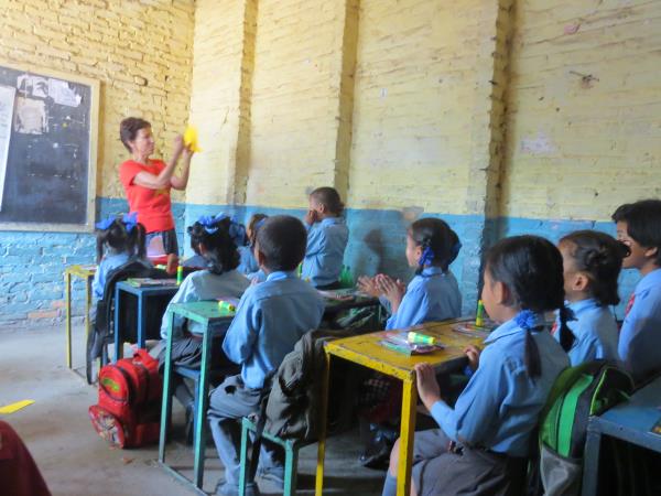 Family volunteering and adventure vacation, Nepal