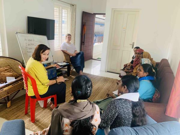 Teaching and community volunteering in Kerala