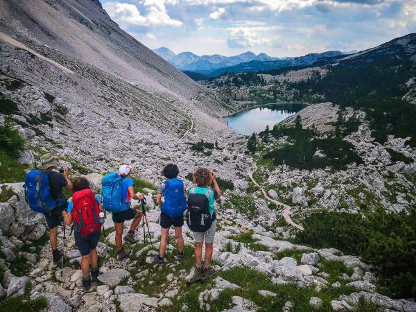Slovenia hut to hut hiking holiday in the Julian Alps