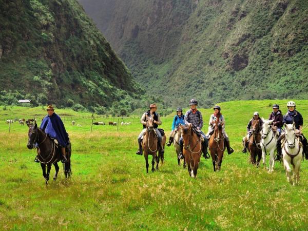 Ecuador horse riding vacation