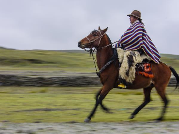 Ecuador horse riding vacation