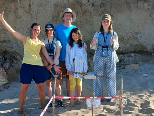 Greece, turtle volunteering for families