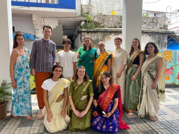 Teaching assistant volunteering in Kerala