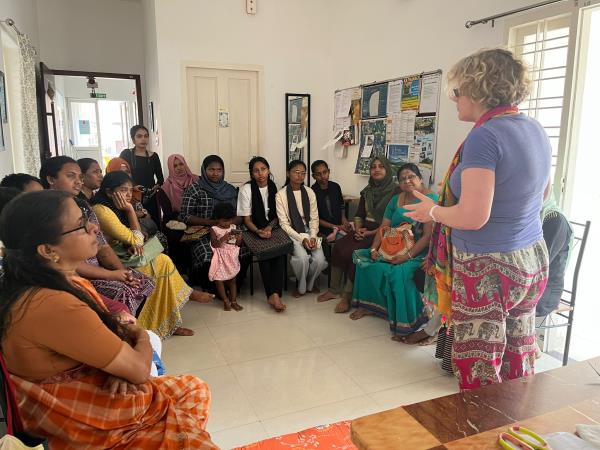 Women�s empowerment volunteering in India